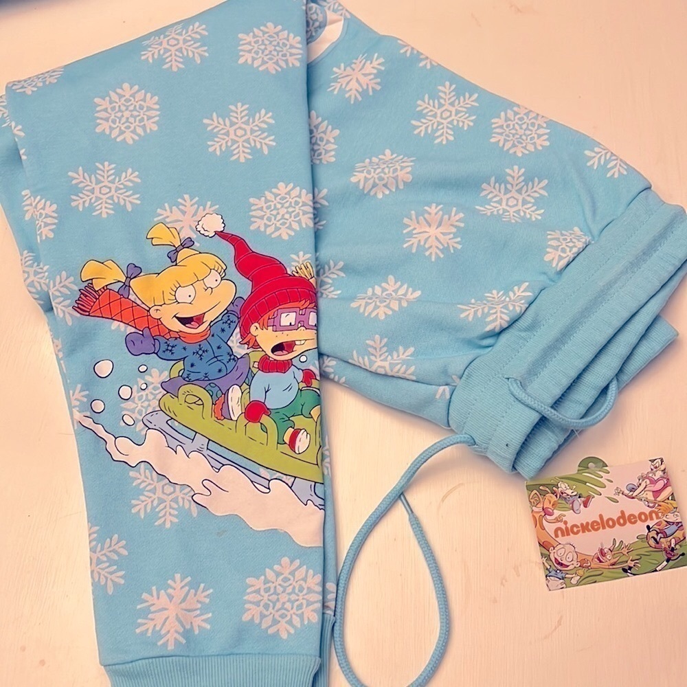 Nickelodeon New NWT Rugrats Winter Scene sweatsuit Kid's Size Large - Picture 9 of 11